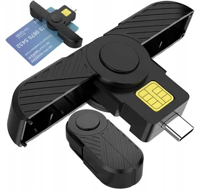 Zdjęcie produktu dla Czytnik Kart Kierowcy Tachografu Usb-C Otg Składany Do Androida I Windows