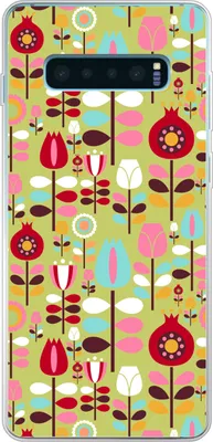Produktbild von MuchoWow® Handyhülle Schutzhülle Hülle für Telefoonhoesje Samsung Galaxy S10 Plus Muster - Blumen - Farben Silikon Softcase Handy Hülle - Schutzhülle