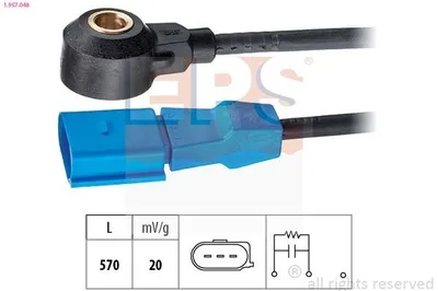 Produktbild von EPS Klopfsensor 1.957.048 für AUDI A6 Avant (4F5, C6) 570mm