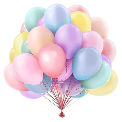 Zdjęcie produktu dla Balony pastelowe, 50 sztuk, 25 cm, kolorowe, do dekoracji na imprezy, urodziny, wesela, baby shower
