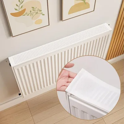 Zdjęcie produktu dla Solidchoice - Osłona na grzejnik Ademende - Ochrona przed kurzem dla grzejników (100 cm)