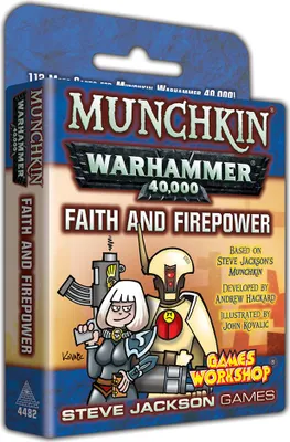 Produktbild von Munchkin Warhammer 40K Faith and Firepower - Kartenspiel Erweiterung - ENG Edition