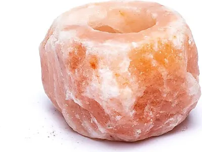 Imagen del producto de Soportes para velas tipo "Teelicht" de sal cristalizada – disponibles en línea, de 800 a 1200 gramos. Calidad superior