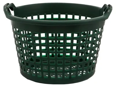 Obrázek produktu pro Zahradní koš 15 kg, zelený, kulatý