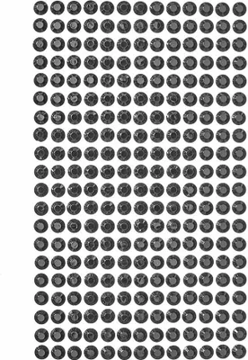 Image de Cristaux autocollants 6mm 260pcs noir