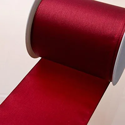 Taftband 110 mm x 25 m, Bordeaux – Polyester