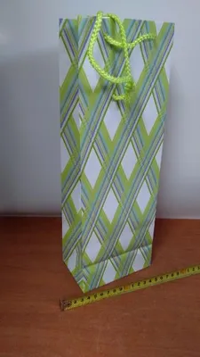 Immagine prodotto di sacchetto regalo per bottiglia 12pz 13x36cm 8873