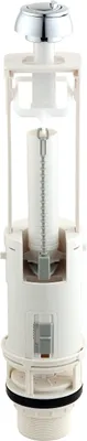 Produktbild von Edouard Rousseau Spültaste mit doppeltem Durchfluss, Chrom, NF-Standard