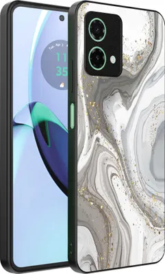 Obrázek produktu pro Vhodné pro Motorola Moto G84 Pouzdro na telefon s mramorovým potiskem - TPU zadní kryt pouzdro mramorový design - Stříbrná - Smartphonica