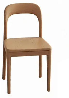 Productafbeelding van Moderne houten eetkamerstoel, design, stijlvol, bruin