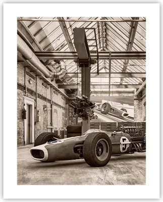Produktbild von Poster - Poster ohne Rahmen - Formel 1 Rennen Retro - 40x50 cm - Wand Bild - Wanddeko - Wandbilder - Kunstposter - Wandposter - Bilder - Kunstdruck - Wanddekoration - Wandbild - P2XPA40x50-4918