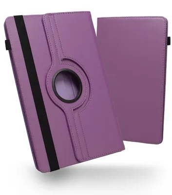 Produktbild von Schutzhülle 360 Drehbar Tablet Hülle 10 10,1 10,2 10,3 10,4 10,5 11 Zoll TascheFarben:Lila