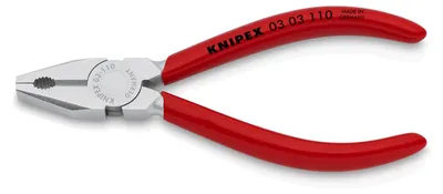 Produktbild von KNIPEX Mini-Kombizange mit Kunststoff überzogen verchromt 110 mm