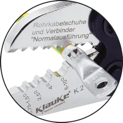 Produktbild von KLAU Presszange 0,75-16 K2 m.Sperrvorrichtung