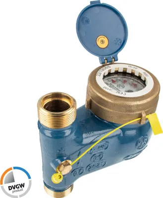 Produktbild von JS Steigrohr Hauswasserzähler MNRS 1 Zoll DN 25  Q3=10, R80,  Baulänge 150 mm
