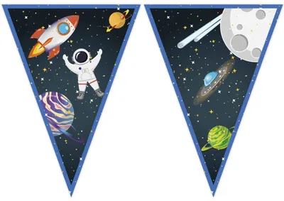 Produktbild von Procos 1 Space RocketWimpelkette 2,3m
