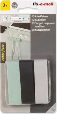 Produktbild von Kabelfixierer fix-o-moll pastellgrün-hellgrau-schwarz