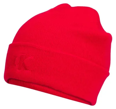 Immagine prodotto di Cappello CALVIN KLEIN cuffia berretto con rovescia con logo ricamato articolo LZ04D8076G, UNICA - ONE SIZE, Poliestere 100%