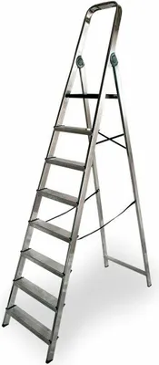 Produktbild von Aluminium-Wohnraumtreppe 8 Stufen edm