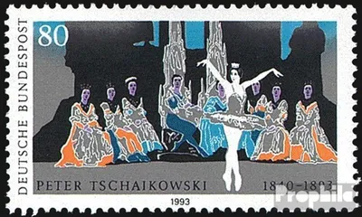 Produktbild von Briefmarken BRD (BR.Deutschland) 1993 Mi 1702 (kompl.Ausgabe) postfrisch 100.Todestag von Tschaikowski