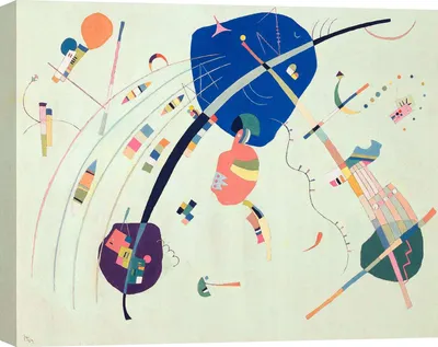 Produktbild von Leinwandbilder Wassily Kandinsky - To the Blue, 1939 - 100x70 cm