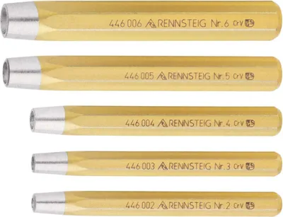 Produktbild von RENNSTEIG 5er-Satz Nietzieher 4461000