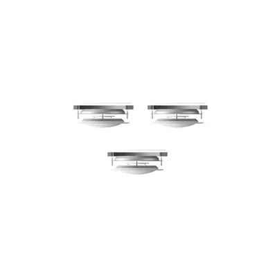 Produktbild von Ubiquiti nanoHD Recessed Ceiling Mount 3-Pack, WLAN-Zugangspunkt-Halterung, UniFi nanoHD AP, Grau, 210 mm, 210 mm, 20,6 mm