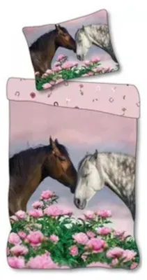 Image de Couverture de lit - motif cheval