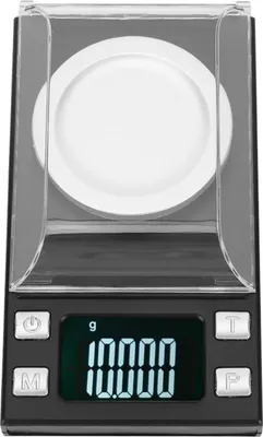 Image de 0.001g Balance électronique digitale LCD portable de haute précision pour peser les bijoux, les pilules d'or 100g/0.001g