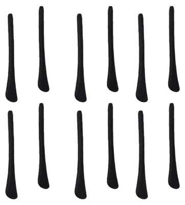 Produktbild von Silikon Endkappen Für Brillenbügel 6 Paar, Rutschfest, Für Dünne Flache Drahtbügel Mit 1 Mm Durchmesser, Ideal Für Sport Und Alltag