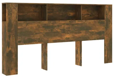 Obrázok produktu pre vidaXL Čelo postele s policami Údený dub 200x18,5x104,5 cm