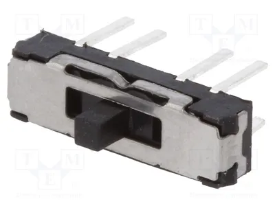 Immagine prodotto di 2 interruttori a scatto, 0,3A/6VDC, -40÷85°C, modello JS203011CQN, a scatto, posizione 2, tipo ON-ON
