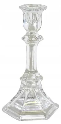 Produktbild von Dakls Glas Kerzenständer klar 19.8cm