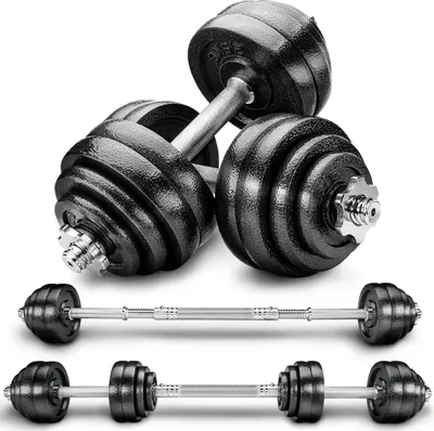 Produktbild von RE:SPORT® Zestaw hantli żeliwnych 30 kg Zestaw hantli żeliwnych 30 kg Zestaw obciążników do hantli
