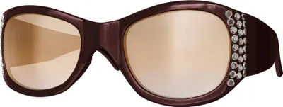 Produktbild von Gil Damen Sonnenbrille Retro Strasssteine Sommer Urlaub a0558 Braun 02