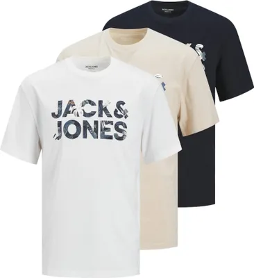 Produktbild von Jack & Jones T-Shirt BRYAN Kurzarmshirt 3er Pack