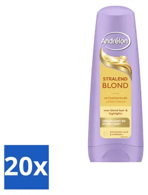 Produktbild von 20 x Andrélon Stralend Blond Conditioner - 200 ml - Vorteilspackung - 20 Stücke