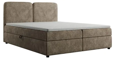 Produktbild von Boxspringbett Excellent Home Boho 180x200 cm Toro 50 Braun Topper Und Bettkasten