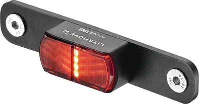 Produktbild von Litemove E-Bike-Rücklicht 'TS-RR', für Gepäckträger 80 mm, rot/schwarz