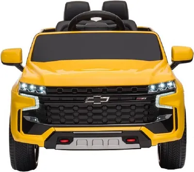 Obrázek produktu pro ES-Toys Dětské elektrické auto Chevrolet Tahoe EVA Pneumatiky Koženka Sedák Tlumič Žlutý