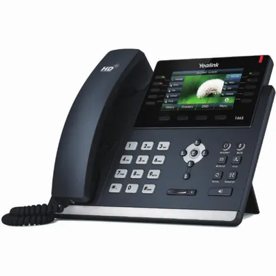 Produktbild von Yealink SIP-T46S, VoIP-Telefon (SIP), ohne Netzteil, PoE