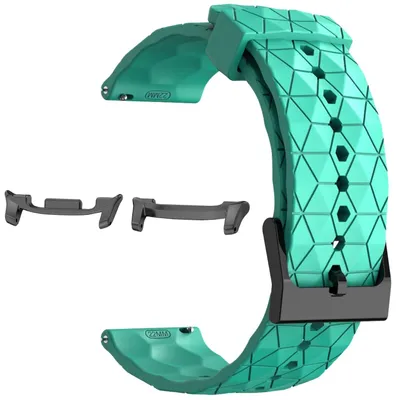 Image de Pour Samsung Galaxy Watch 8 / 8 Classic / Ultra 2 Silicone Football Design Bracelet de remplacement Aqua