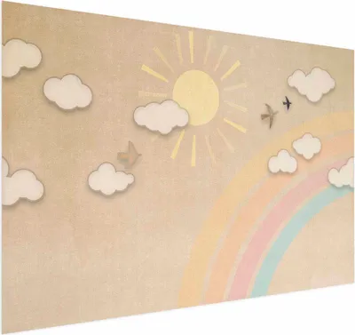 Produktbild von Posterpapier Poster - Rainbow Day 90x60 cm Für Kinder e-A-10138-ao-a