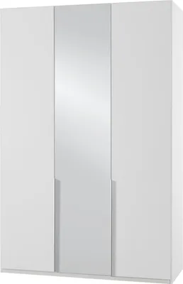 Image de Armoire New York B, armoire de chambre à coucher avec miroir, disponible en blanc