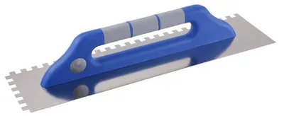 Image de Truelle Levior en acier inoxydable 130x480mm, denture 10x10 g-12 0254