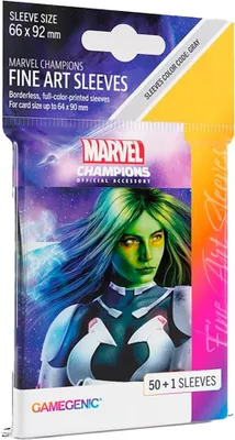 Produktbild von Gamegenic Marvel Kartenhüllen Champions Gamora 66x92 Mm Durchsichtig Durchsichtig One Size