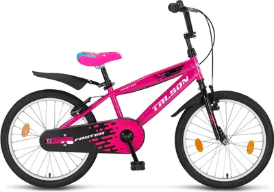 Produktbild von 20 Zoll Fahrrad TALSON Kinderfahrrad inkl. Kettenschutz und Zubehör Mädchen Rosa