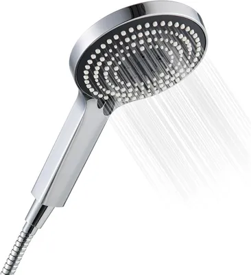 Produktbild von Duschbrause mit 6 Sprühmodi und flexiblem Schlauch