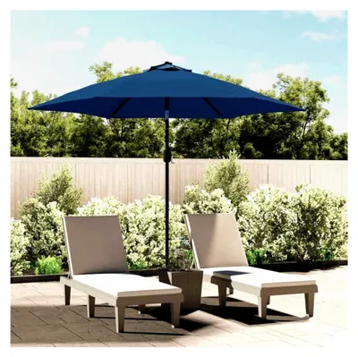 Produktbild von Ersatzbezug für Sonnenschirm Azurblau 300 cm für Garten, Terrasse und Außenbereich