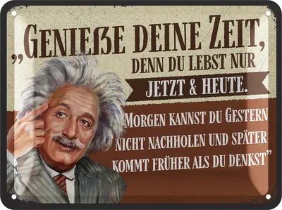 Produktbild von LANOLU Retro Blechschild mit Spruch Poster aus Metall mit Zitat, Geschenke für Freundinnen, vintage Metallschild 15x20cm